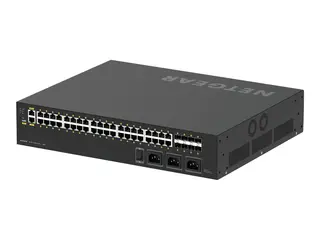 NETGEAR AV Line M4250-40G8XF-PoE++ - Switch L3 - Styrt - 40 x 10/100/1000 (PoE++) + 8 x 1 Gigabit / 10 Gigabit SFP+ - side til side-luftflyt - rackmonterbar - PoE++ (2880 W)