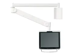 Neomounts FPMA-HAW100HC - Brakett - full bevegelse for LCD-skjerm - medisinsk - hvit - skjermstørrelse: 10"-30" - veggmonterbar