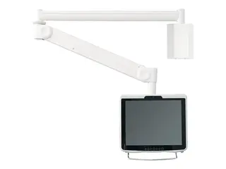Neomounts FPMA-HAW100HC - Brakett - full bevegelse for LCD-skjerm - medisinsk - hvit - skjermstørrelse: 10"-30" - veggmonterbar