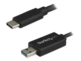 StarTech.com USB C to USB Data Transfer Cable for Mac and Windows, USB 3.0 2m (6ft) - USB-kabel - USB-C (hann) til USB-type A (hann) - USB 3.0 - 2 m - svart