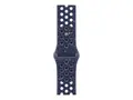 Apple Nike - Bånd for smart armbåndsur 46mm - M/L (passer håndledd på 160 - 210 mm) - blått bånd - for Watch Hermès Series 9, SE 3, Series 10, Series 11, Series 8, Series 9, Ultra 2, Ultra 3