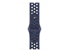 Apple Nike - Bånd for smart armbåndsur - 46mm M/L (passer håndledd på 160 - 210 mm) - blått bånd - for Watch Hermès Series 9, SE 3, Series 10, Series 11, Series 8, Series 9, Ultra 2, Ultra 3
