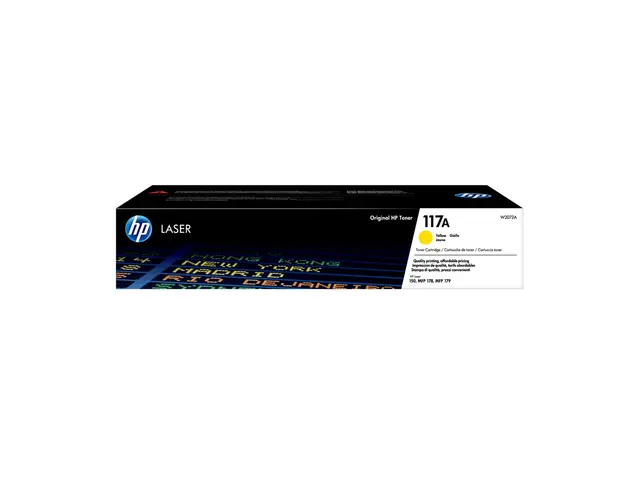 HP 117A - Gul - original - tonerpatron (W2072A) - for Color Laser ...