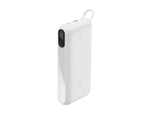 Belkin BoostCharge - Strømbank med skjerm 20000 mAh 20 watt PD, Fa...