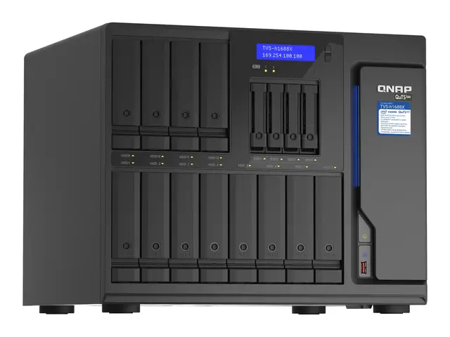 QNAP TVS-H1688X - NAS-server - 16 brønner - SATA 6Gb/s - RAID 0, 1...