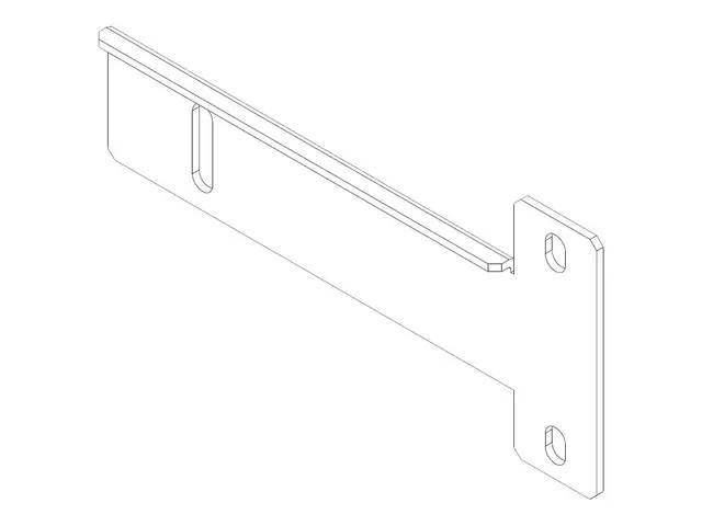 APC Easy Rack - Stolpebøylesett - bunn - svart
