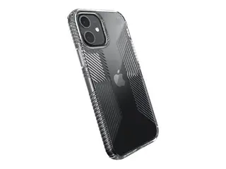 Speck Presidio Perfect-Clear with Grips - Baksidedeksel for mobiltelefon blank - for Apple iPhone 12, 12 Pro