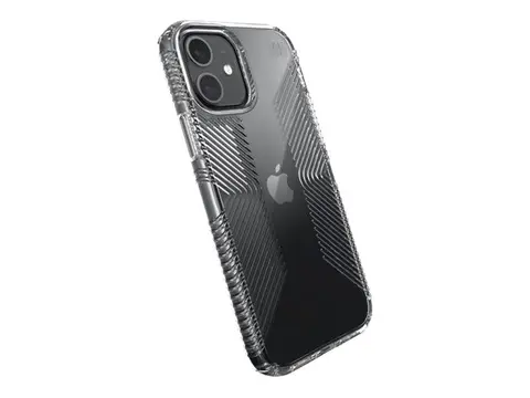 Speck Presidio Perfect-Clear with Grips Baksidedeksel for mobiltelefon - blank - for Apple iPhone 12, 12 Pro