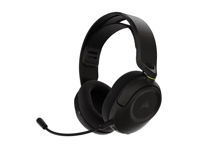 CORSAIR Gaming HS35 v3 - Hodesett - full størrelse Bluetooth / 2,4 GHz radiofrekvens - trådløs - 3,5 mm jakk - karbon 
