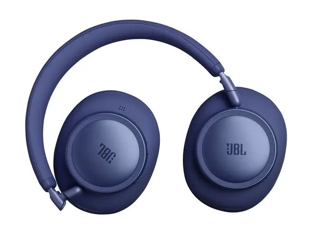 JBL LIVE 780NC - Hodetelefoner med mikrofon full størrelse - Bluetooth - trådløs, kablet - aktiv støydemping - 3,5 mm jakk - blå 