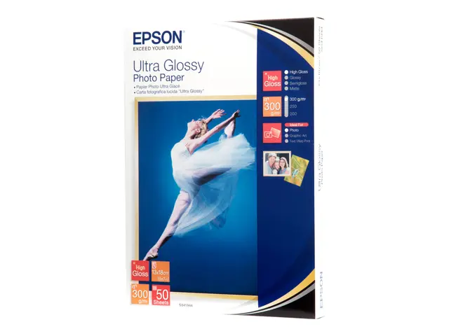 Epson Ultra Glossy Photo Paper - Blank - 130 x 180 mm 50 ark fotop...