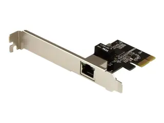 StarTech.com 1-Port Gigabit Ethernet Network Card PCI Express, Intel I210 NIC - Single Port PCIe Network Adapter Card with Intel Chipset (ST1000SPEXI) - Nettverksadapter - PCIe lav profil - 1GbE - 1000Base-T - svart