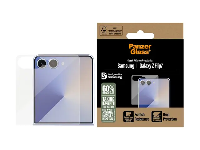 PanzerGlass - Skjermbeskyttelse for mobiltelefon - klassisk passfo...