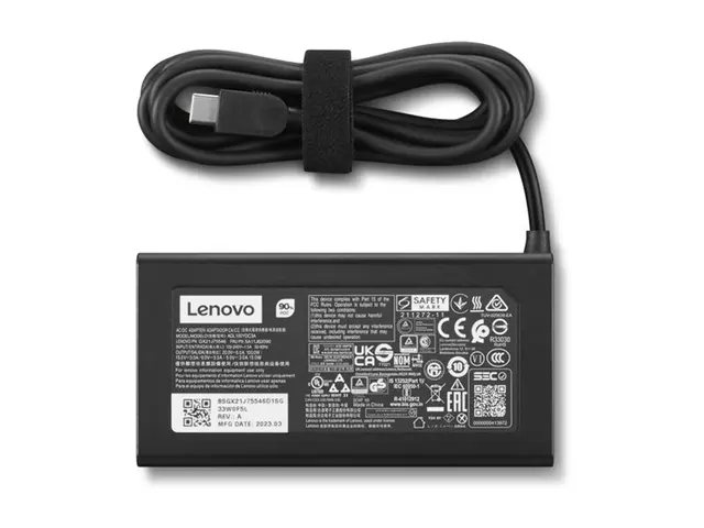 Lenovo - USB-C-strømadapter - AC 100-240 V - 100 watt - Danmark - ...