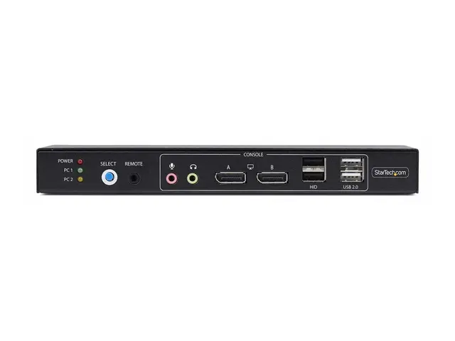 StarTech.com 2-Port Dual-Monitor DP KVM Switch w/Video Matrix, 4K ...