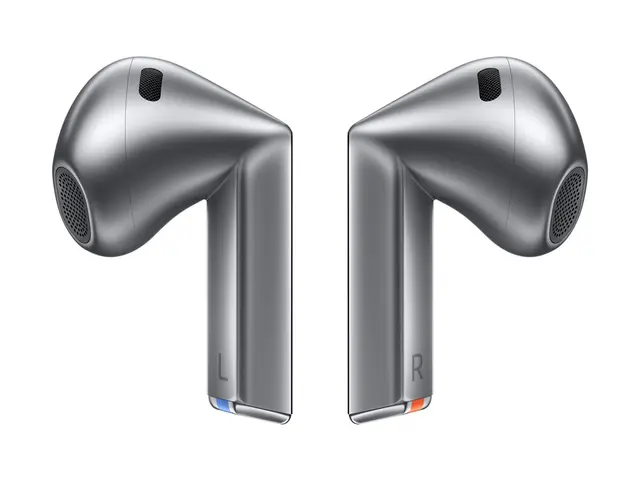 Samsung Galaxy Buds3 - True wireless-hodetelefoner med mikrofon i øret - Bluetooth - aktiv støydemping - sølv 