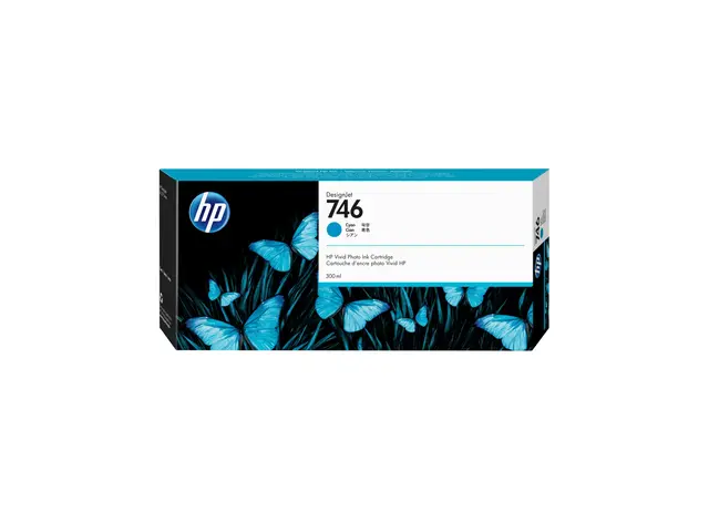 HP 746 - 300 ml cyan original DesignJet blekkpatron for Z6, Z6dr, ...