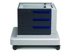 HP Paper Feeder and Stand - Skriversokkel med mediemater 1500 ark inn 3 skuff(er) - for Color LaserJet Enterprise M855dn, M855x+, M855x+ NFC/Wireless direct, M855xh