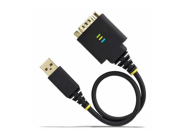 StarTech.com 1ft (30cm) USB to Serial Adapter Cable, COM Retention...