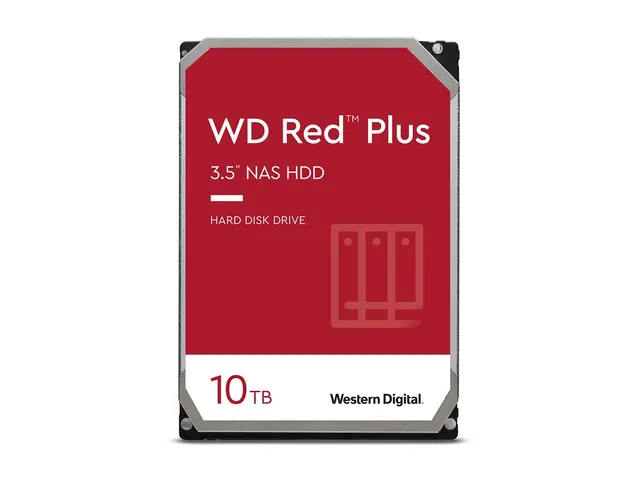 WD Red Plus WD100EFGX - Harddisk 10 TB intern 3.5" SATA 6Gb/s 7200...