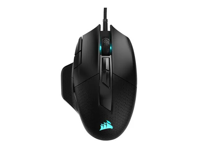 CORSAIR Gaming NIGHTSWORD RGB FPS/MOBA - Mus - optisk - 8 knapper ...