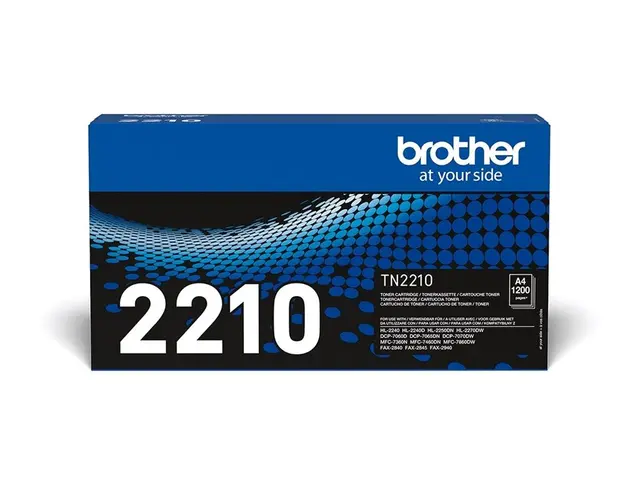 Brother TN2210 - Svart - original - tonerpatron - for Brother DCP-...