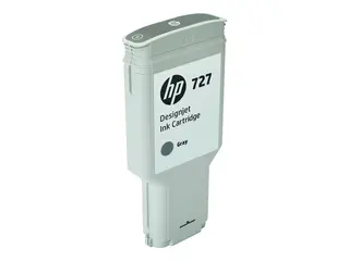 HP 727 - 300 ml - høykapasitets grå - original - DesignJet - blekkpatron - for DesignJet T1500, T1530, T2500, T2530, T920, T930