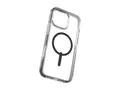 Zagg Santa Cruz Snap - Baksidedeksel for mobiltelefon MagSafe-samsvar - grafen - svart, gjennomsiktig - for Apple iPhone 16 Pro Max