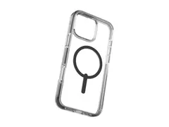 Zagg Santa Cruz Snap - Baksidedeksel for mobiltelefon MagSafe-samsvar - grafen - svart, gjennomsiktig - for Apple iPhone 16 Pro Max