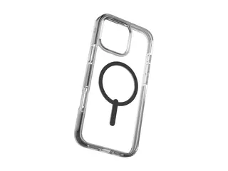 Zagg Santa Cruz Snap - Baksidedeksel for mobiltelefon MagSafe-samsvar - grafen - svart, gjennomsiktig - for Apple iPhone 16 Pro Max