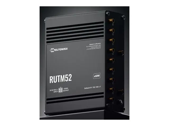 Teltonika RUTM52 - Trådløs ruter WWAN 5-port svitsj 1GbE, 5G, LTE,...