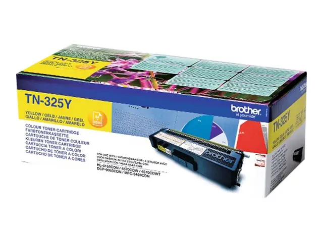 Brother TN325Y - Gul - original - tonerpatron - for Brother DCP-90...