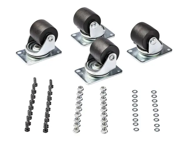 StarTech.com Heavy Duty Casters for Server Racks/Cabinets, Set of ...