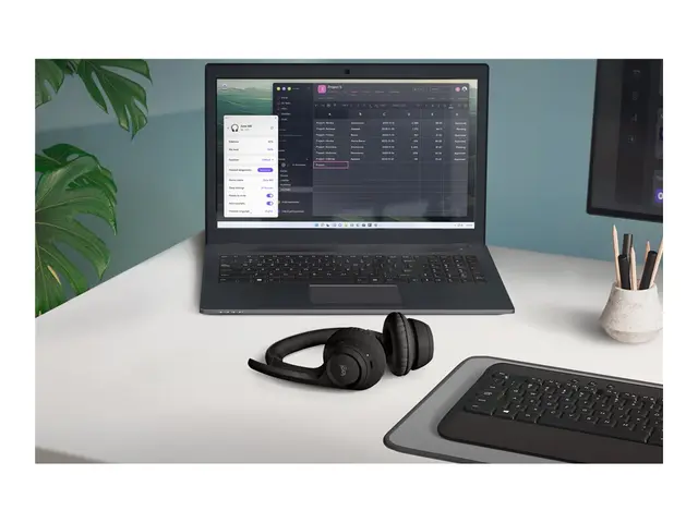 Logitech Zone 300 - Hodesett on-ear Bluetooth trådløs midnatts sort