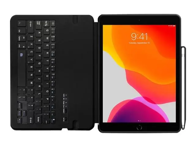 NutKase NK - Tastatur og folioveske (boks) Bluetooth skifergrå tas...