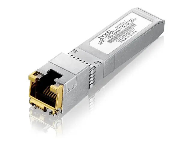 Zyxel - SFP+ transceivermodul 10GbE 10GBase-T RJ-45 opp til 30 m