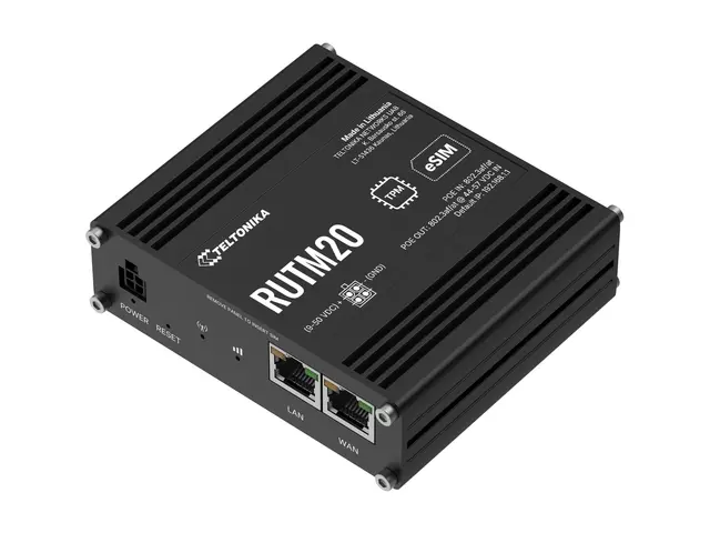Teltonika RUTM20 - Trådløs ruter WWAN 2-port svitsj 1GbE Wi-Fi 5 D...