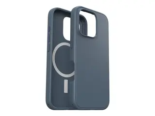 OtterBox Symmetry Series - Baksidedeksel for mobiltelefon MagSafe-samsvar - polykarbonatlag, termoplastisk elastomer (TPE) - skjønn (blått) - for Apple iPhone 16 Pro