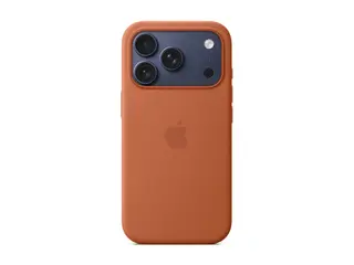 Apple - Baksidedeksel for mobiltelefon - MagSafe-samsvar silikon - terrakotta - for iPhone 17 Pro