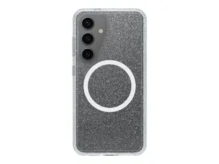 OtterBox Symmetry Series Clear - Baksidedeksel for mobiltelefon med magneter - polykarbonatlag, termoplastisk elastomer (TPE) - stjernestøv 3.0 (klar) - for Samsung Galaxy S25+