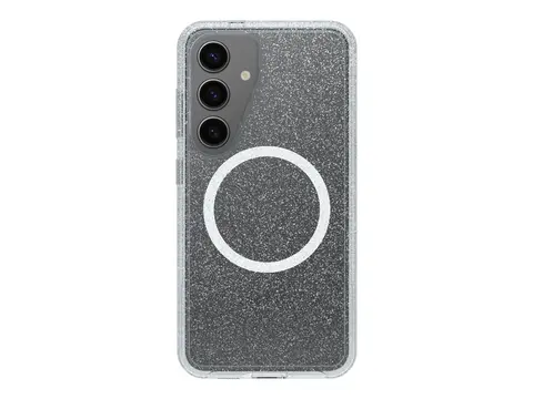 OtterBox Symmetry Series Clear Baksidedeksel for mobiltelefon - med magneter - polykarbonatlag, termoplastisk elastomer (TPE) - stjernest&#248;v 3.0 (klar) - for Samsung Galaxy S25+