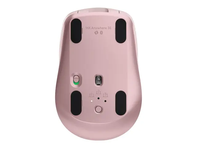 Logitech MX Anywhere 3S - Mus optisk 6 knapper trådløs Bluetooth rosa