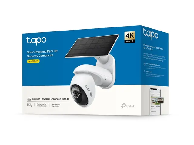 Tapo C660 KIT V1 - Solar-Powered Security Camera Kit nettverksover...