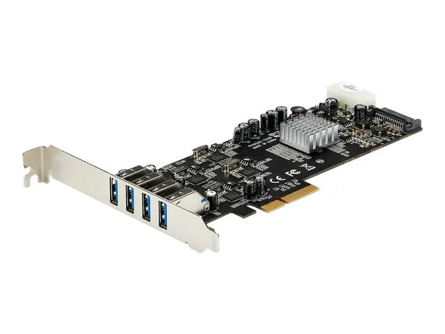 StarTech.com 4 Port USB 3.0 PCIe Card w/ Dedicated Channels - UASP...