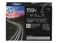 HP 159Y - Ekstra høy ytelse - svart - original LaserJet - boks - tonerpatron (W1590Y)
