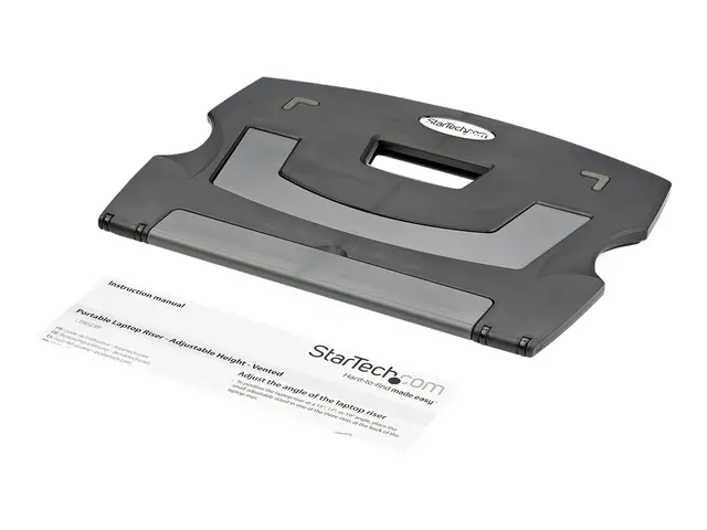 Startech Portable Laptop Stand - Adjustable Ergonomic Desk Riser f...