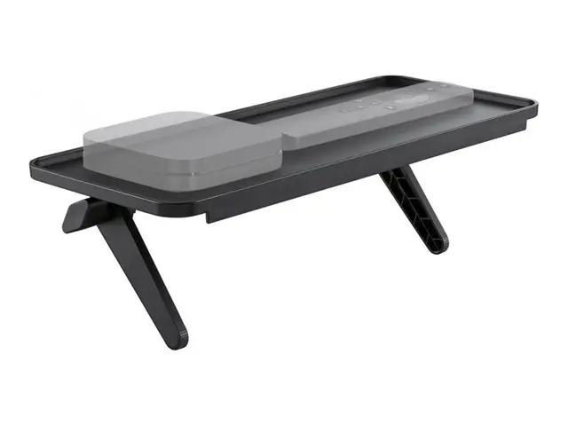 Neomounts AWL28-220BL1 - Hylle for medieboks svart på flatpanel