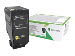 Lexmark - Gul - original - tonerpatron LCCP, Lexmark Corporate for Lexmark CS720de, CS720dte, CS725de, CS725dte, CX725de, CX725dhe, CX725dthe