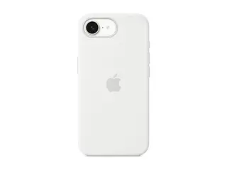Apple - Baksidedeksel for mobiltelefon - silikon hvit - for iPhone 16e