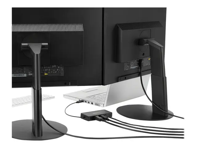 StarTech.com USB 3.0 Mini Dock, Dual Monitor USB-A Docking Station...